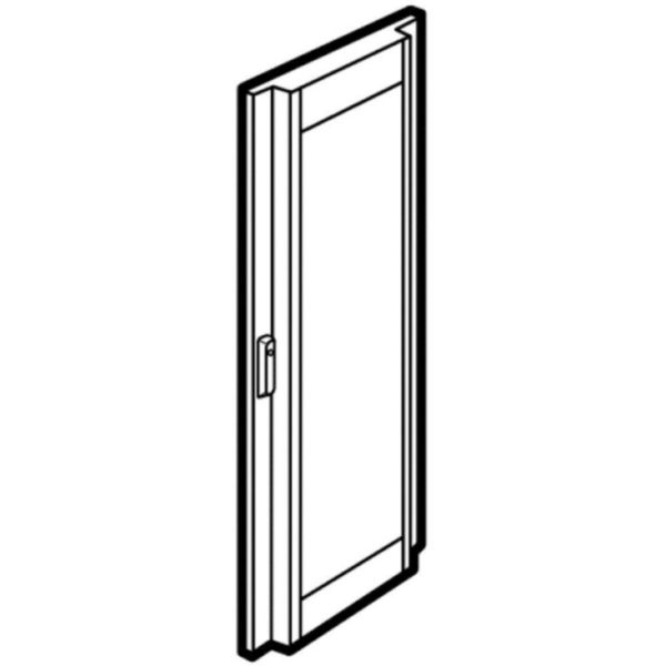 Curved glass door for cabinets LDX400 and LDX800 600x1400mm