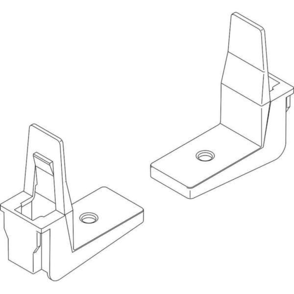 Supports for vertical trunking