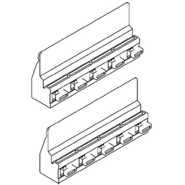 Support for EASY TIFAST fixing on DIN35 rail for MAS160