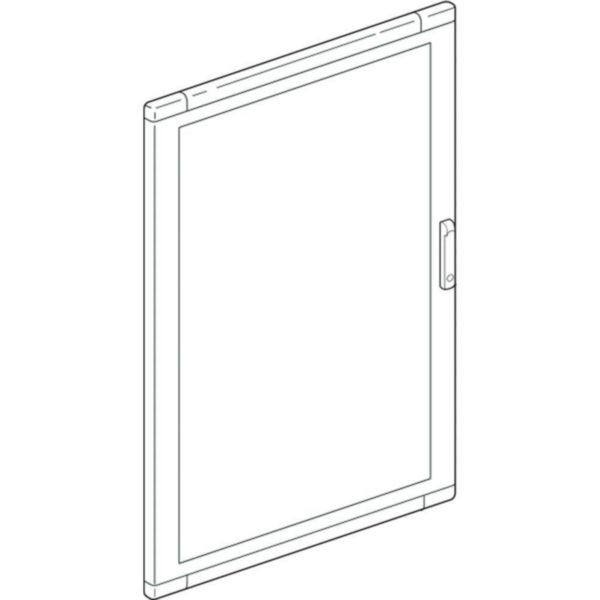 Glass door for SDX distribution boards 515x850mm