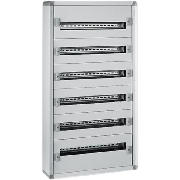 Wall-mounting distribution board SDX-L 515x1000x145mm with panels 144 modules
