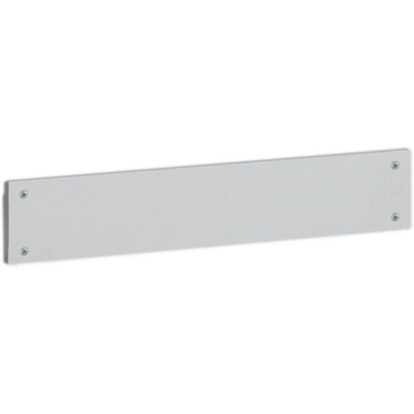 Blank front panel with 4 screws 600x100mm