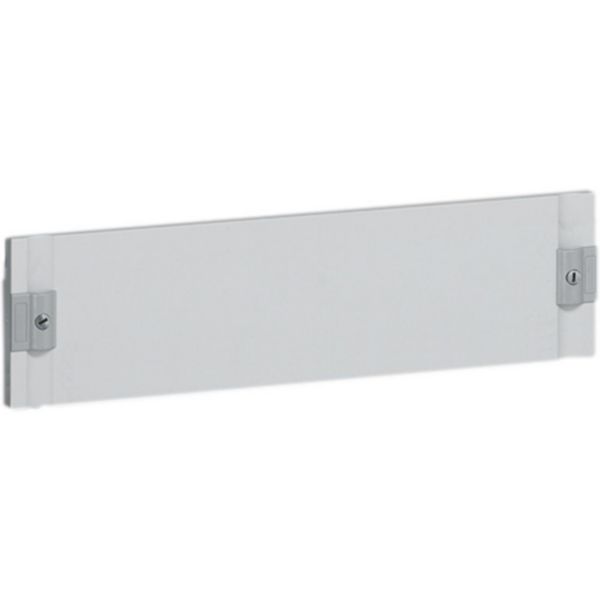 Blank front panel with screws 1/4 turn (plastic) 600x150mm