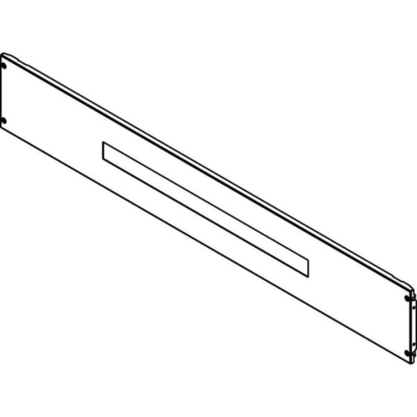 Front panel with DIN35 window 1300x3200mm (36 modules)