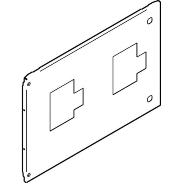 Front panel for M160-250E draw-out interlocked vertical with motor operator 600x400mm