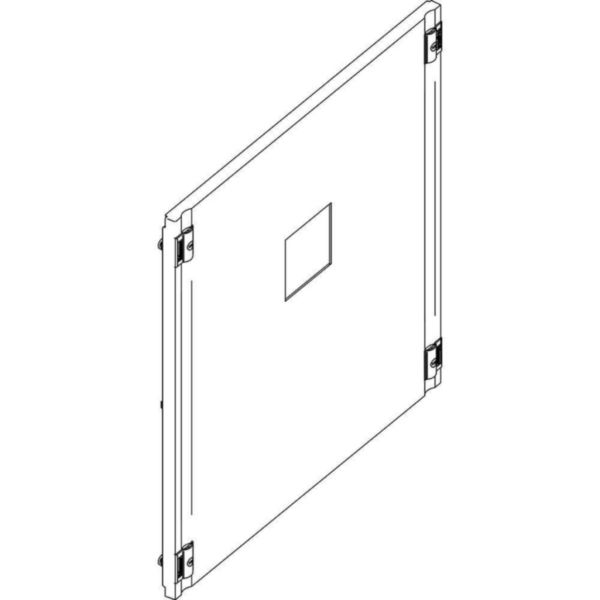 Front panel with screws 1/4 turn (plastic) for M250-630E 600x400mm