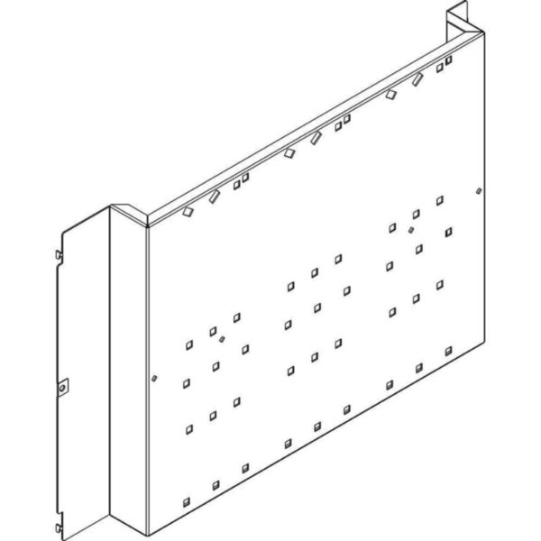 Fixing plate for M250-630E with earth leakage module fixed version vertical