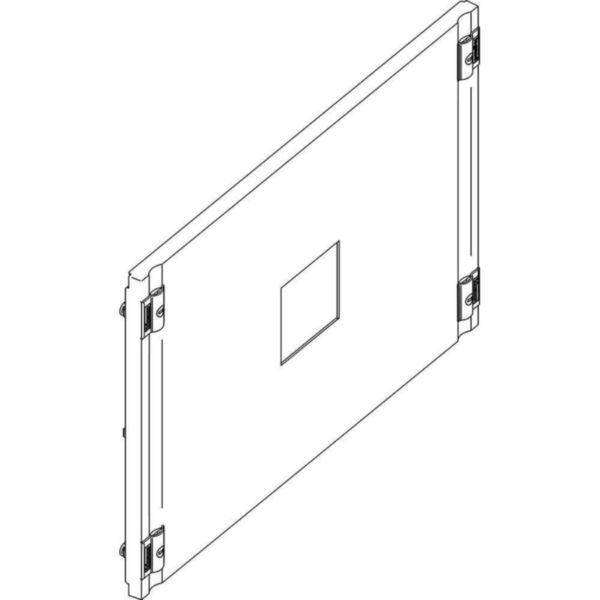 Front panel with screws 1/4 turn for M250-630E with earth leakage module