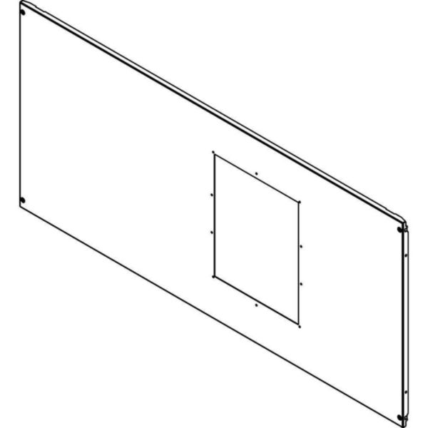 Front panel with 4 screws for MEGABREAK Frame 3 in fixed and draw-out version 1300x600mm