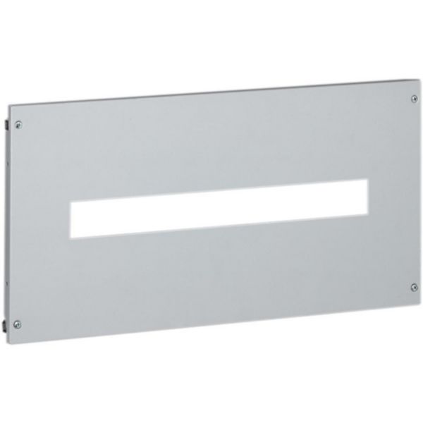 Front panel with 4 screws and DIN35 window for 24 modules 600x300mm