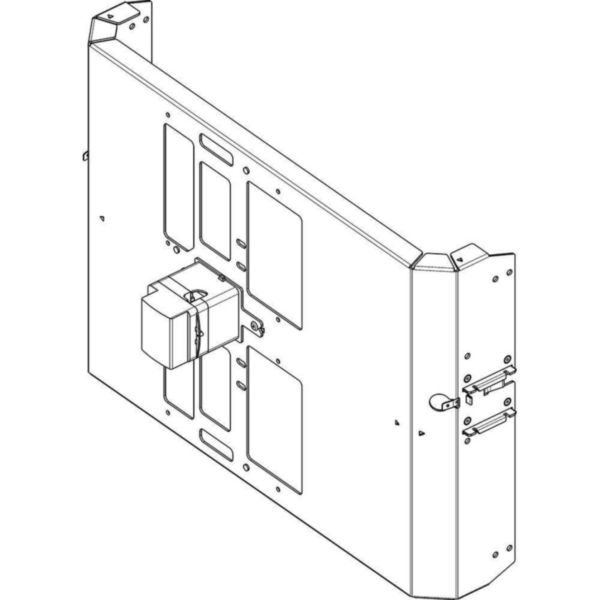 Sliding frame for M1 160 and M2 250 fixed version interlocked
