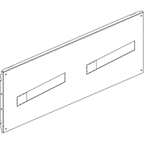 Front panel with 4 screws for 2 disconnectors MW250 850x300mm