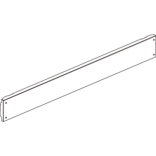 Blank front panel with 4 screws 850x50mm