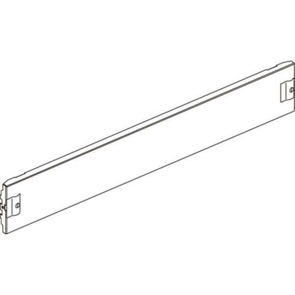 Blank front panel with screws 1/4 turn 850x100mm