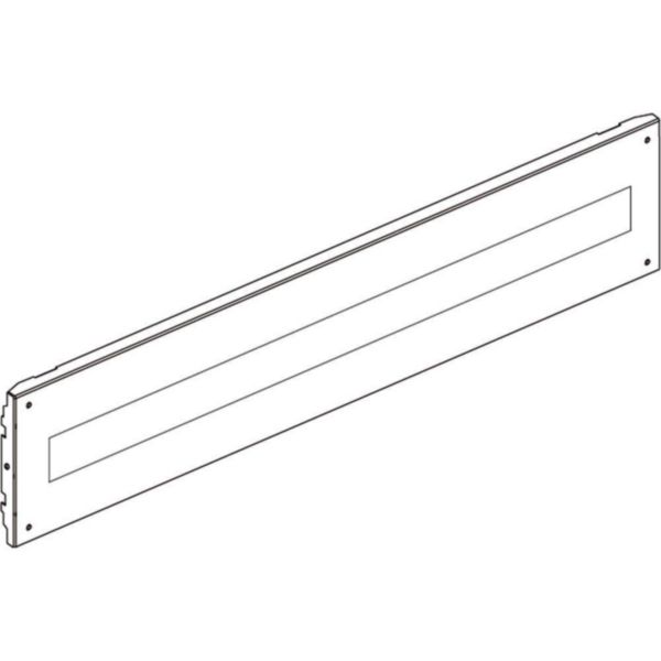 Front panel with 4 screws and DIN35 window for 36 modules 850x150mm