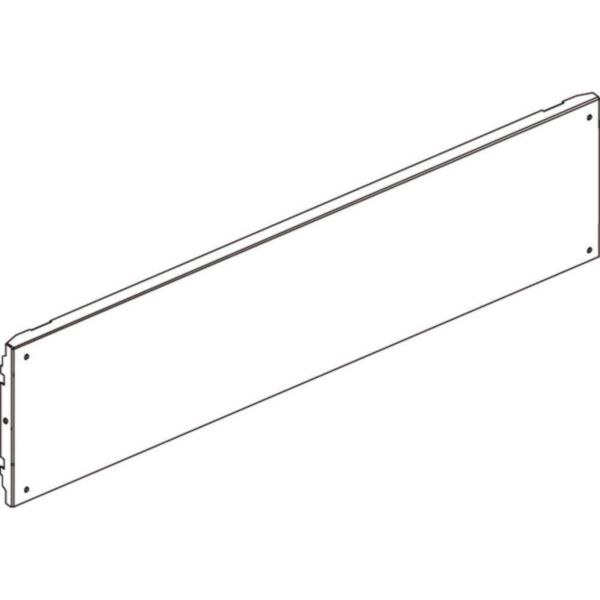 Blank front panel with 4 screws 850x200mm