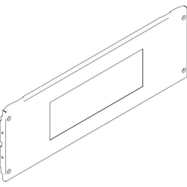 Front panel for natural ventilation with 4 screws 850x200mm