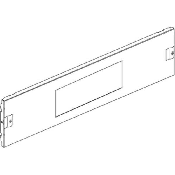 Front panel for forced ventilation with screws 1/4 turn 850x200mm