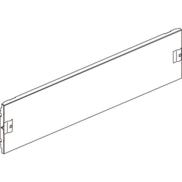 Blank front panel with screws 1/4 turn 850x200mm