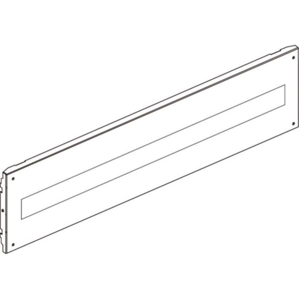 Front panel with 4 screws and DIN35 window for 36 modules 850x200mm
