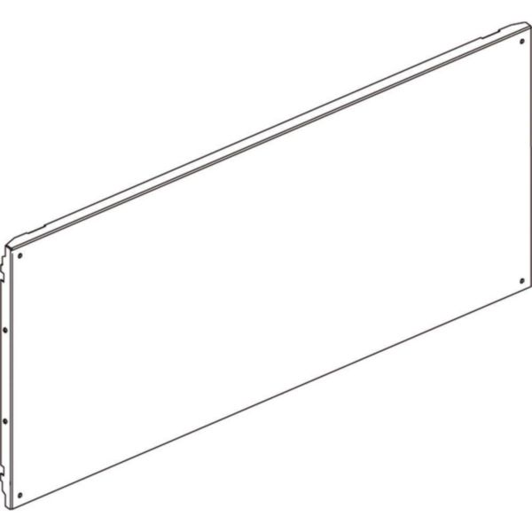 Blank front panel with 4 screws 850x400mm