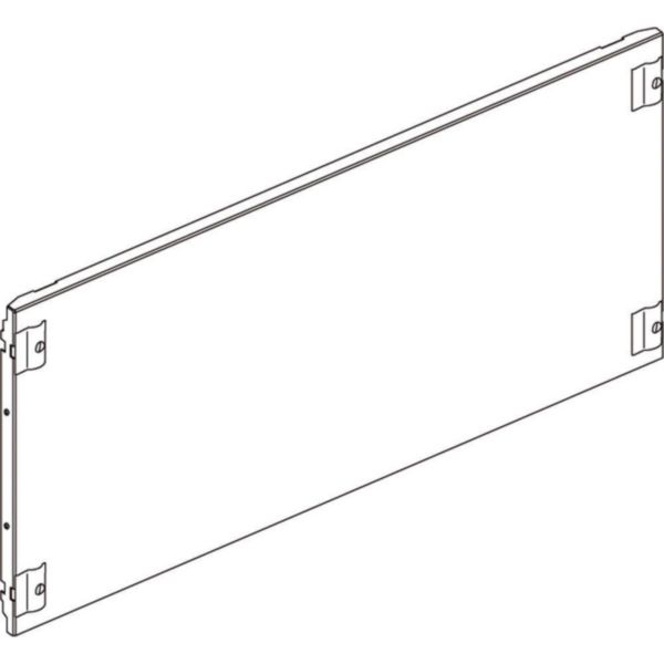 Blank front panel with screws 1/4 turn 850x400mm