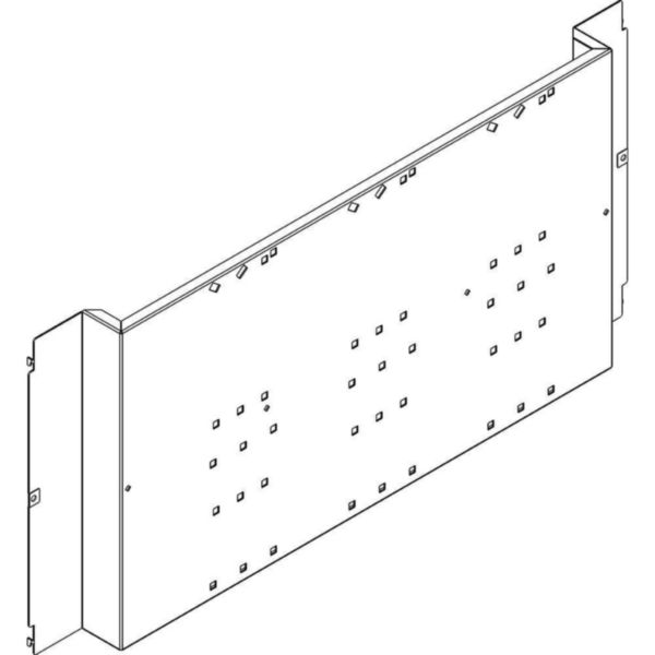 Fixing plate for M250-630E with earth leakage module fixed vertical for LDX800, MDX800 and HDX