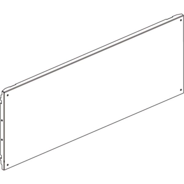 Blank front panel with 4 screws 850x300mm