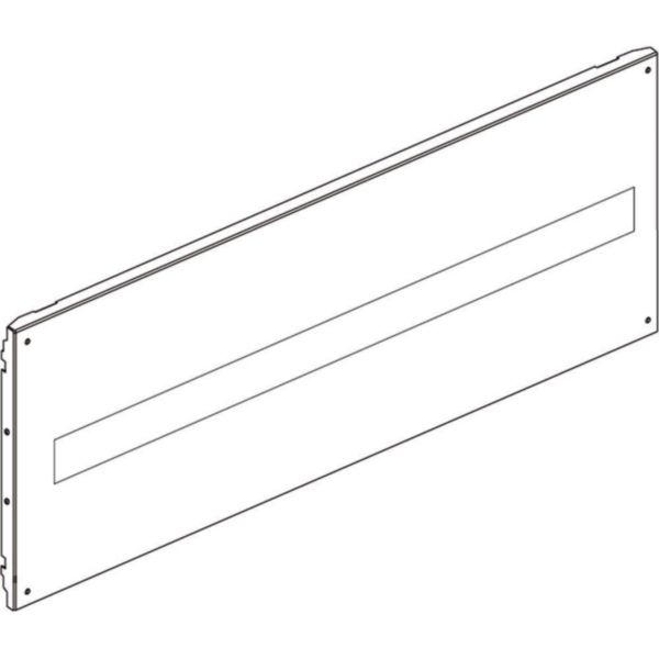 Front panel with 4 screws and DIN35 window for 36 modules 850x300mm