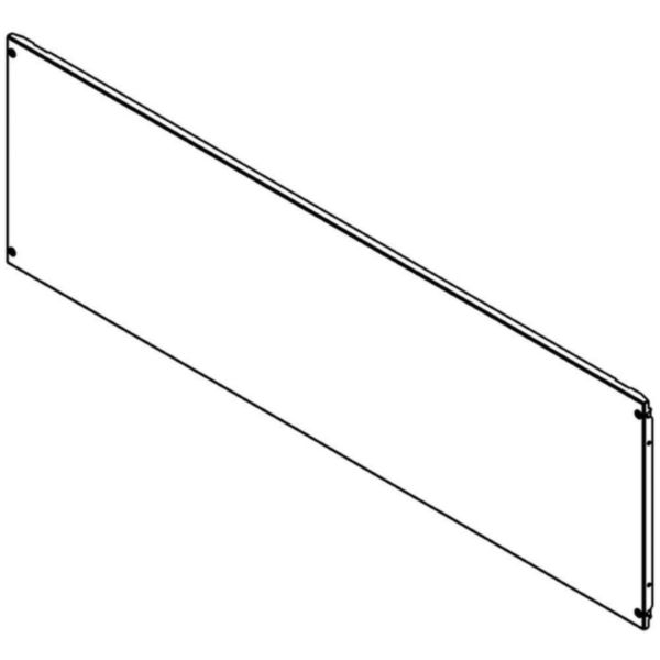 Blank front panel with 4 screws 200x1300mm for HDX with 6300A