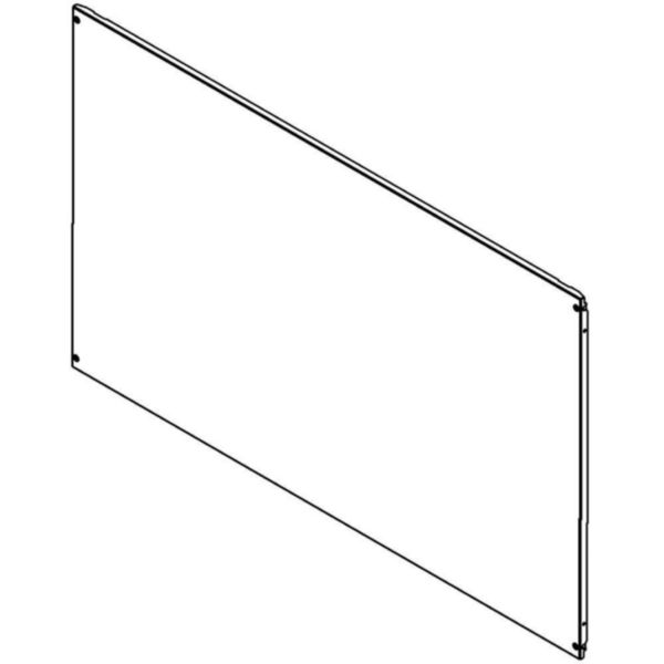 Blank front panel with 4 screws 400x1300mm for HDX with 6300A