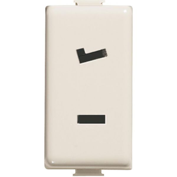 Special polarised 2P socket irreversible max 24 Vdc
