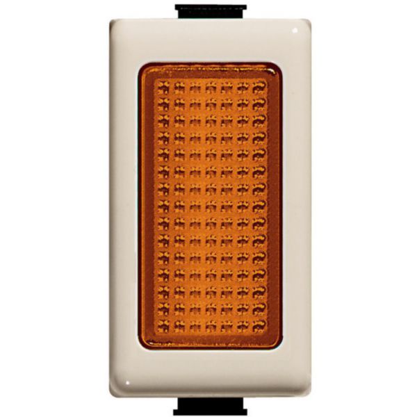 Lamp carrier  with orange Light for lamps 24V