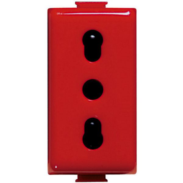 Socket 2P+T 10/16A centre distance 19 and 26 mm