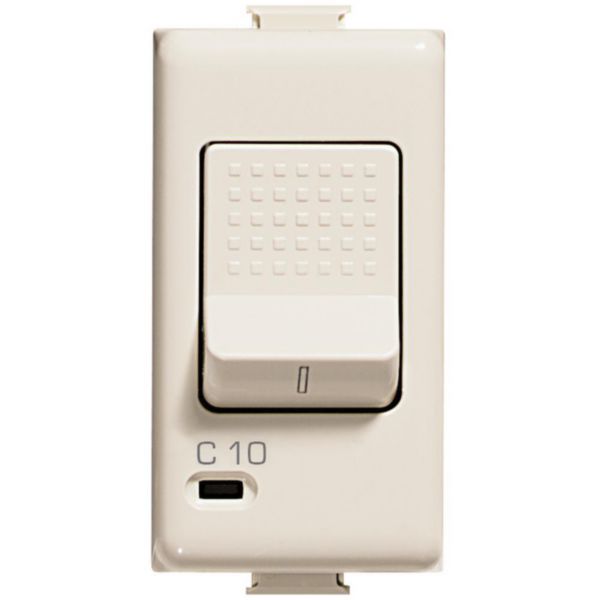 Thermal magnetic circuit breaker 2 poles with 1P protected 10A 230Vac