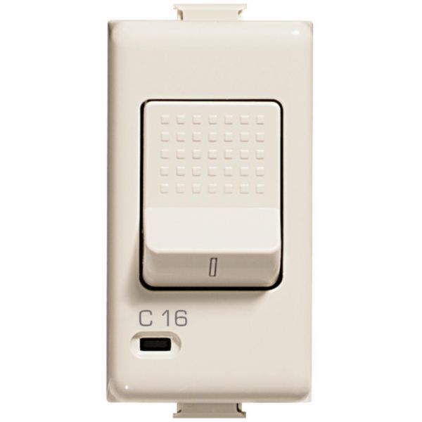 Thermal magnetic circuit breaker 2 poles with 1P protected 16A 230Vac