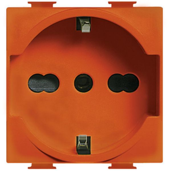Socket german standard and 2P+T for Plugs german standard and Plugs 10/16A