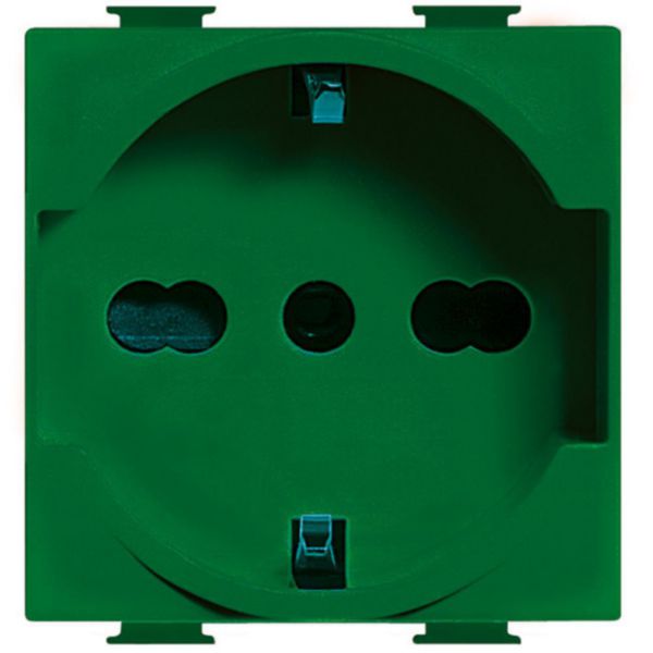 Socket german standard and 2P+T for Plugs german standard and Plugs 10/16A