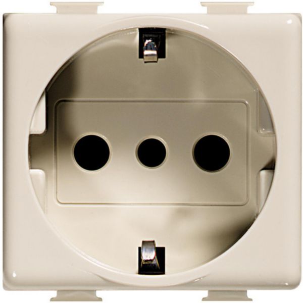 Socket german standard 2P+T 16A 250Vac