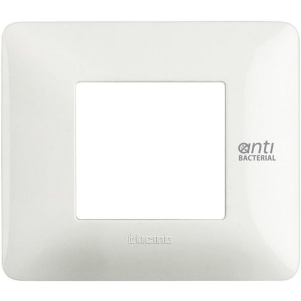 Cover plate 2 modules - antibacterial