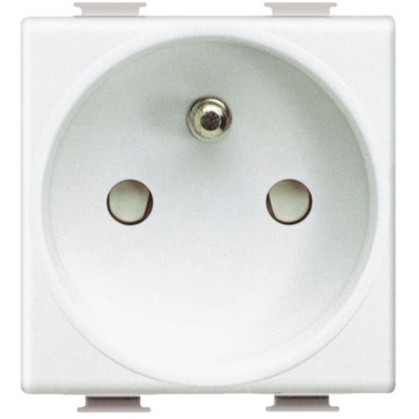 Socket standard France 2P+T 16A 250Vac automatic terminals