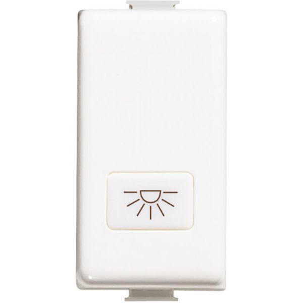 Key cover with symbol - lamp - white