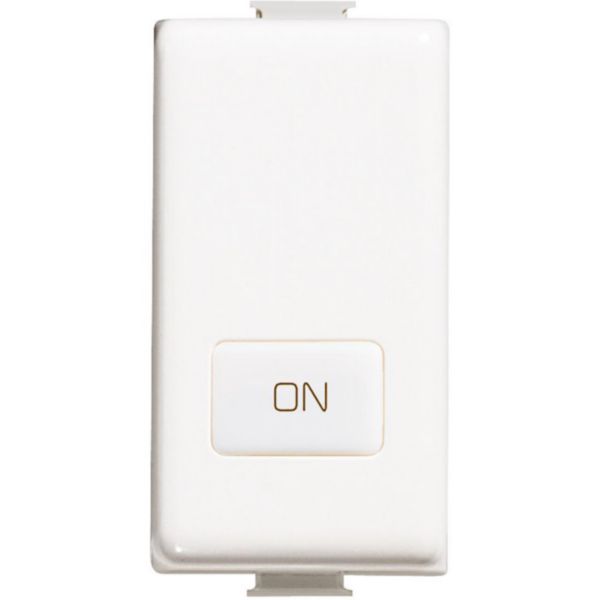 Key cover with symbol - ON - white
