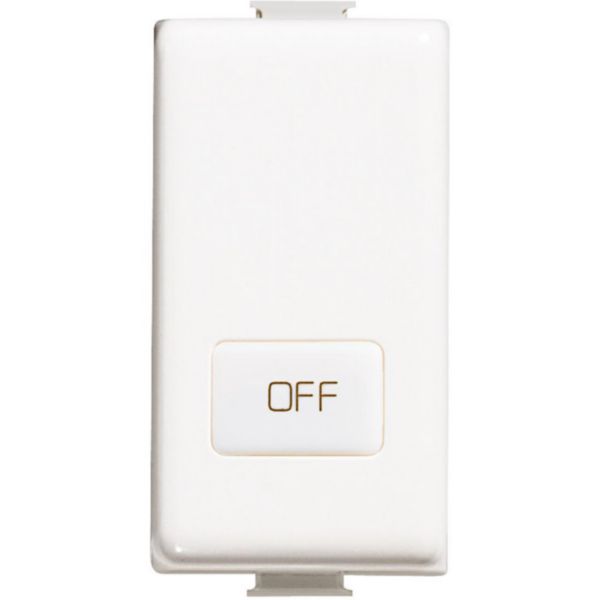 Key cover with symbol - OFF - white