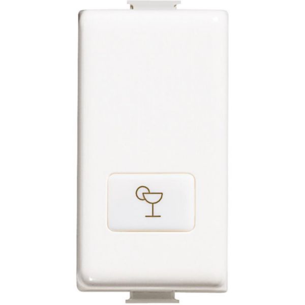 Key cover with symbol - service - white