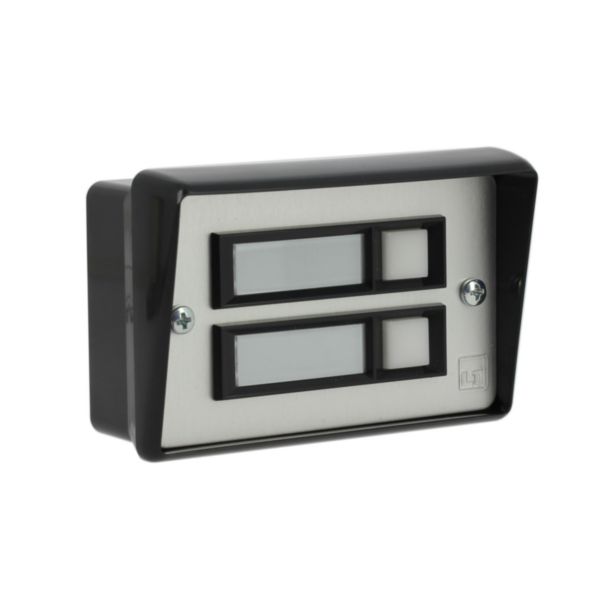 2 Pushbutton for bell system which can be wall or flush installed