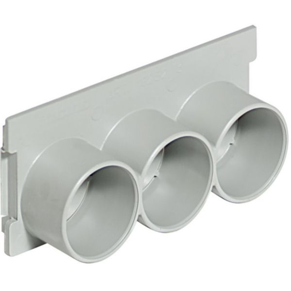 Side panel with cut-outs for diameter 25 mm tube