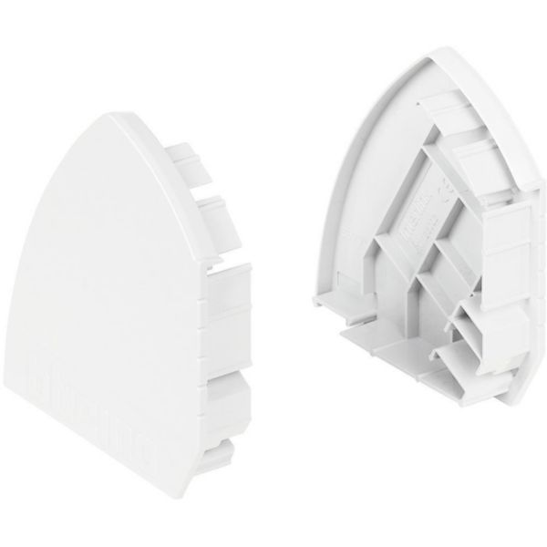 End cap right/left for trunking for workstation