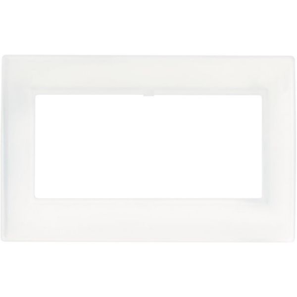 Cover plate (curve) 4 modules Matix