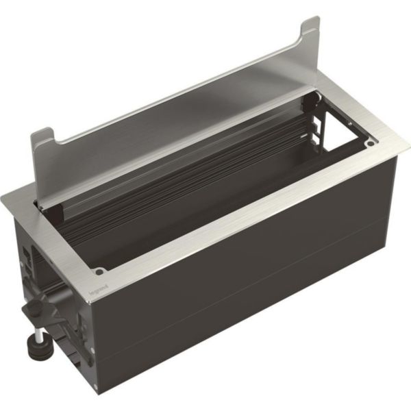 Top-access. For flush mounting in furniture. Dimension: 295 mm - Cover finish: Metal